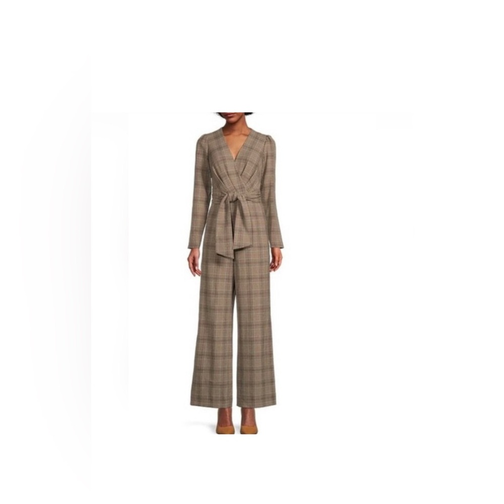 Antonio Melani Plaid Jumpsuit